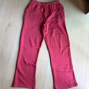 Core Straight Leg Sweatpants Vintage Cherry